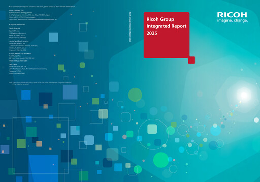 Thumbnail Ricoh Company Annual Report 2025