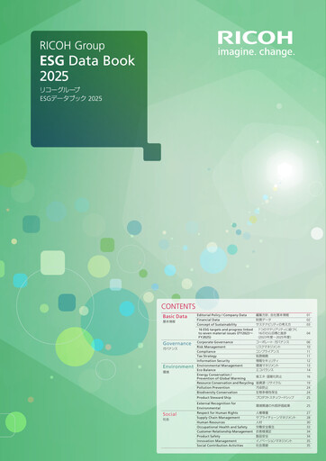Thumbnail Ricoh Company ESG Report 2025
