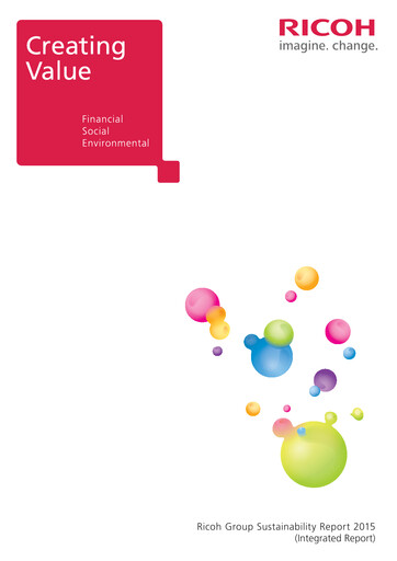 Thumbnail Ricoh Company Sustainability Report 2015