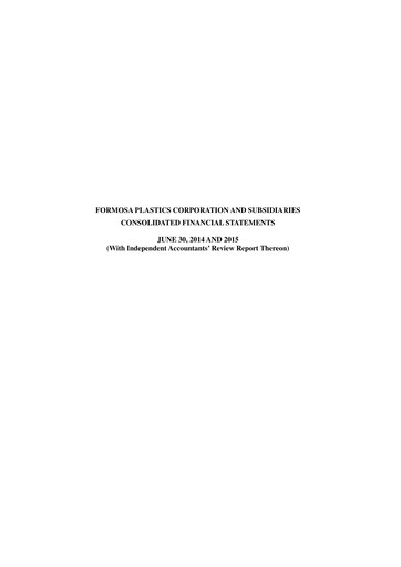 Thumbnail Formosa Plastics Half-year Report 2015-h1
