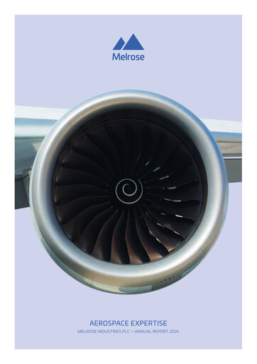 Thumbnail Melrose Industries Annual Report 2024