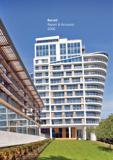 Thumbnail Barratt Redrow Annual Report 2006