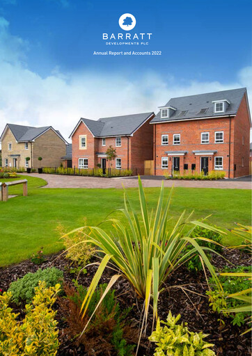 Thumbnail Barratt Redrow Annual Report 2022
