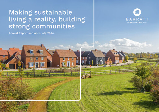 Thumbnail Barratt Redrow Annual Report 2024