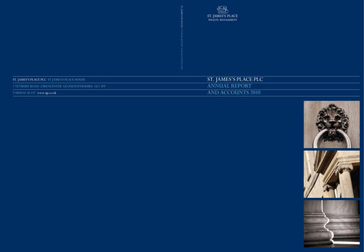 Thumbnail St. James's Place Annual Report 2010