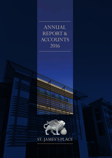 Thumbnail St. James's Place Annual Report 2016