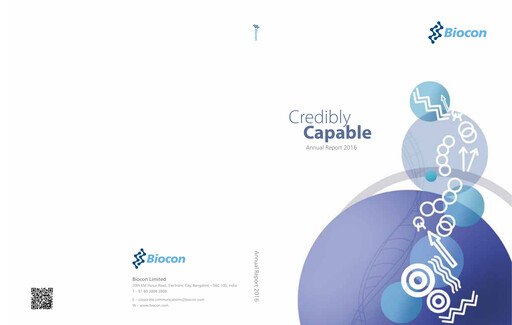 Vorschaubild Biocon Jahresbericht 2016