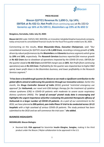 Thumbnail Biocon Quarterly Report 2020-q1
