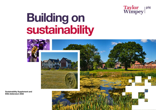 Thumbnail Taylor Wimpey Sustainability Report 2022
