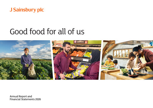 Thumbnail Sainsbury's
 Annual Report 2026