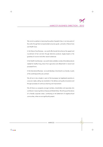 Thumbnail Marico
 Annual Report 2001-2002