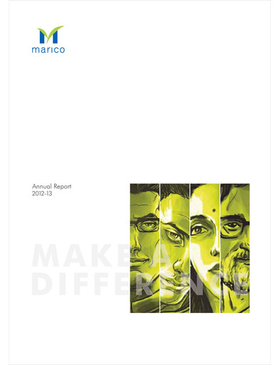Thumbnail Marico
 Annual Report 2012-2013
