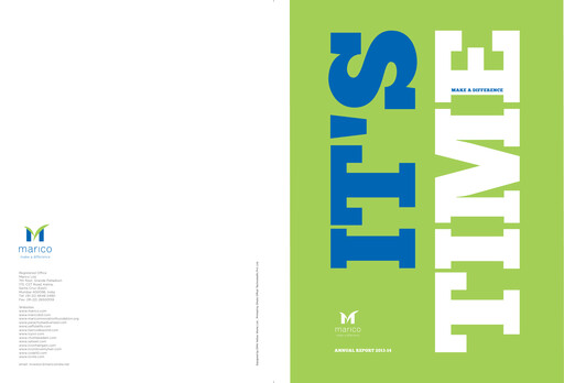 Thumbnail Marico
 Annual Report 2013-2014