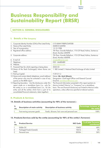 Thumbnail Marico
 ESG Report 2022-2023