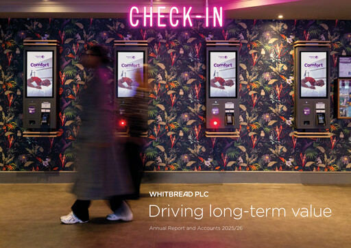 Thumbnail Whitbread Annual Report 2025-2026