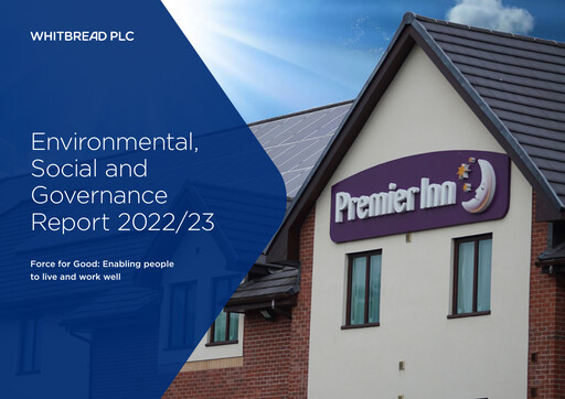 Thumbnail Whitbread ESG Report 2022-2023