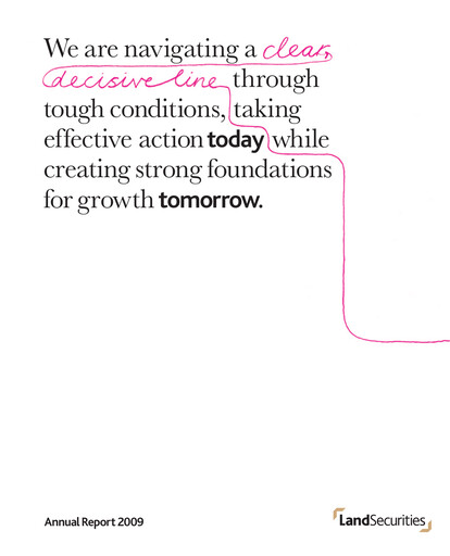 Thumbnail Land Securities Group Annual Report 2009