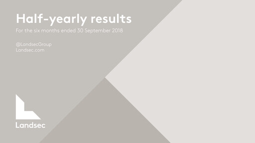 Thumbnail Land Securities Group Half-year Report 2018-h1