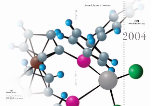 Vorschaubild Johnson Matthey Jahresbericht 2003-2004