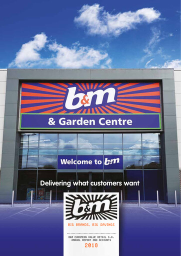 Thumbnail B&M European Value Retail Annual Report 2018