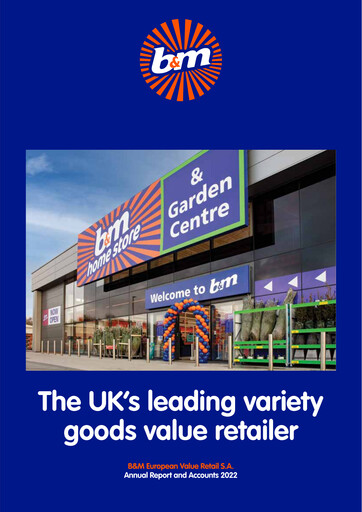Thumbnail B&M European Value Retail Annual Report 2022