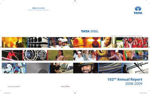 Thumbnail Tata Steel Annual Report 2008-2009