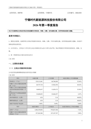 Thumbnail CATL Quarterly Report 2026-q1