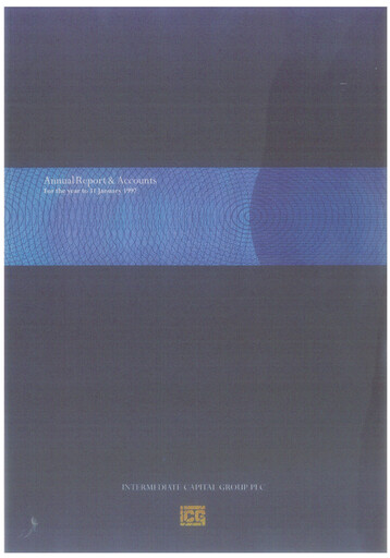 Thumbnail Intermediate Capital Group (ICG) Annual Report fy1997
