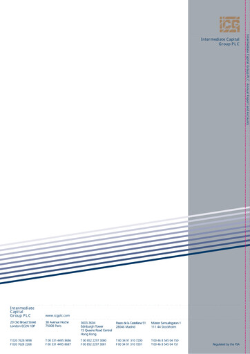 Thumbnail Intermediate Capital Group (ICG) Annual Report fy2004