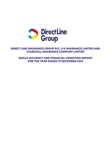 Thumbnail Direct Line Group Financial Statement 2021