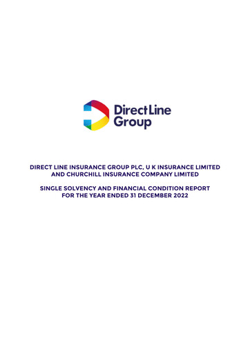 Thumbnail Direct Line Group Financial Statement 2022