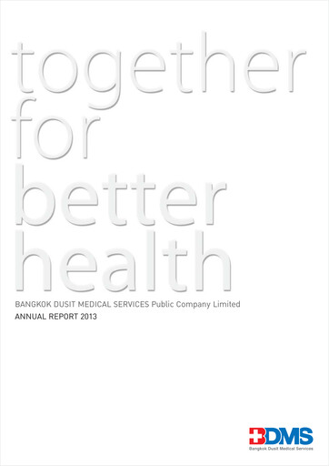 Thumbnail Bangkok Dusit Medical Services (BDMS) Annual Report 2013