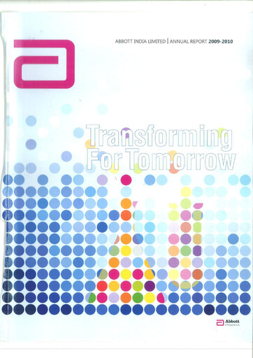 Thumbnail Abbott India Annual Report 2009-2010