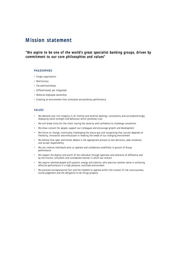 Thumbnail Investec Annual Report 1999