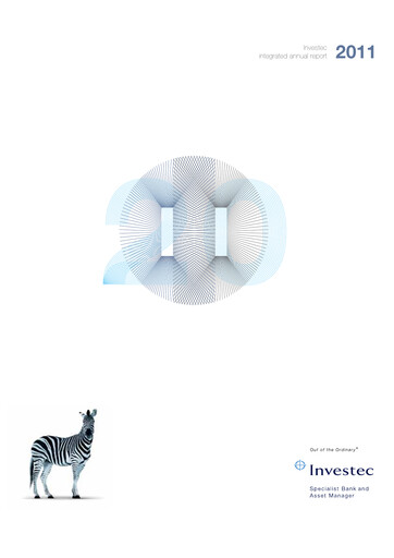 Thumbnail Investec Annual Report 2011
