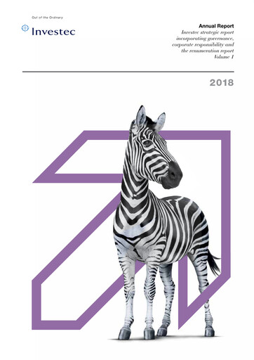 Thumbnail Investec Annual Report 2018