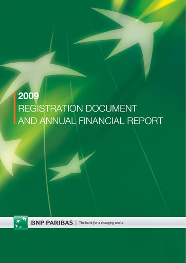 Thumbnail BNP Paribas Financial Report 2009