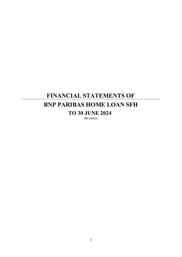 Thumbnail BNP Paribas Financial Statement 2024-h1