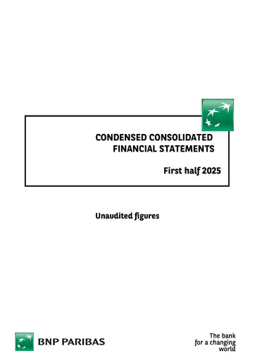 Thumbnail BNP Paribas Financial Statement 2025-h1