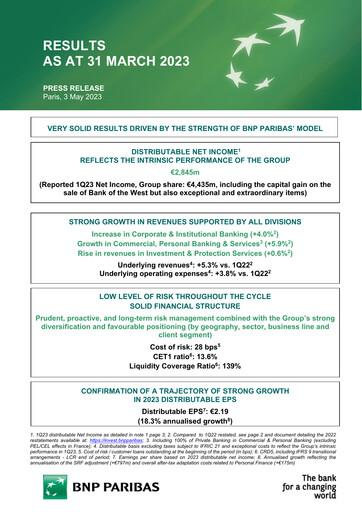 Thumbnail BNP Paribas Quarterly Report 2023-q1