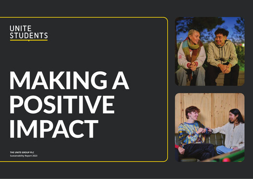 Thumbnail Unite Group (Unite Students) Sustainability Report 2023