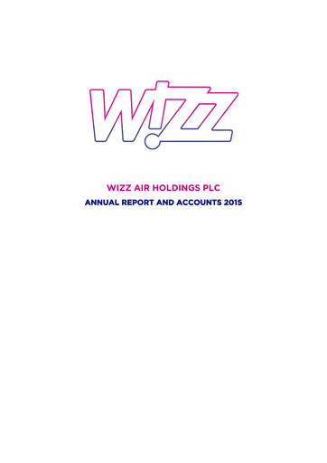 Thumbnail Wizz Air Annual Report 2015