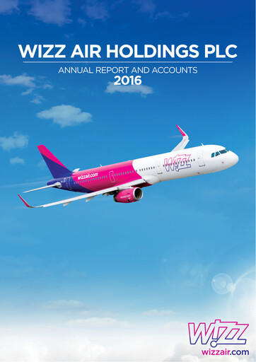 Thumbnail Wizz Air Annual Report 2016