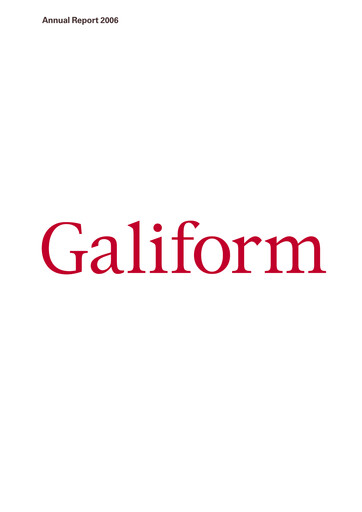 Miniature Howden Joinery Rapport annuel 2006