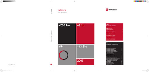 Miniature Howden Joinery Rapport annuel 2007