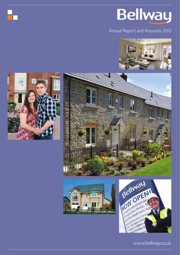 Miniature Bellway Rapport annuel 2010