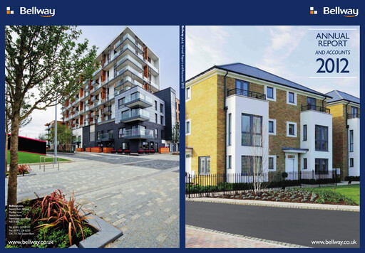 Miniature Bellway Rapport annuel 2012