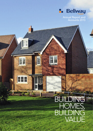 Miniature Bellway Rapport annuel 2013