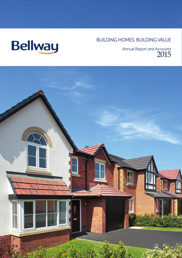 Miniature Bellway Rapport annuel 2015