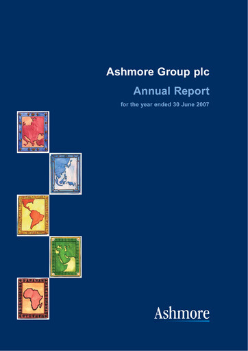 Thumbnail Ashmore Group Annual Report 2007